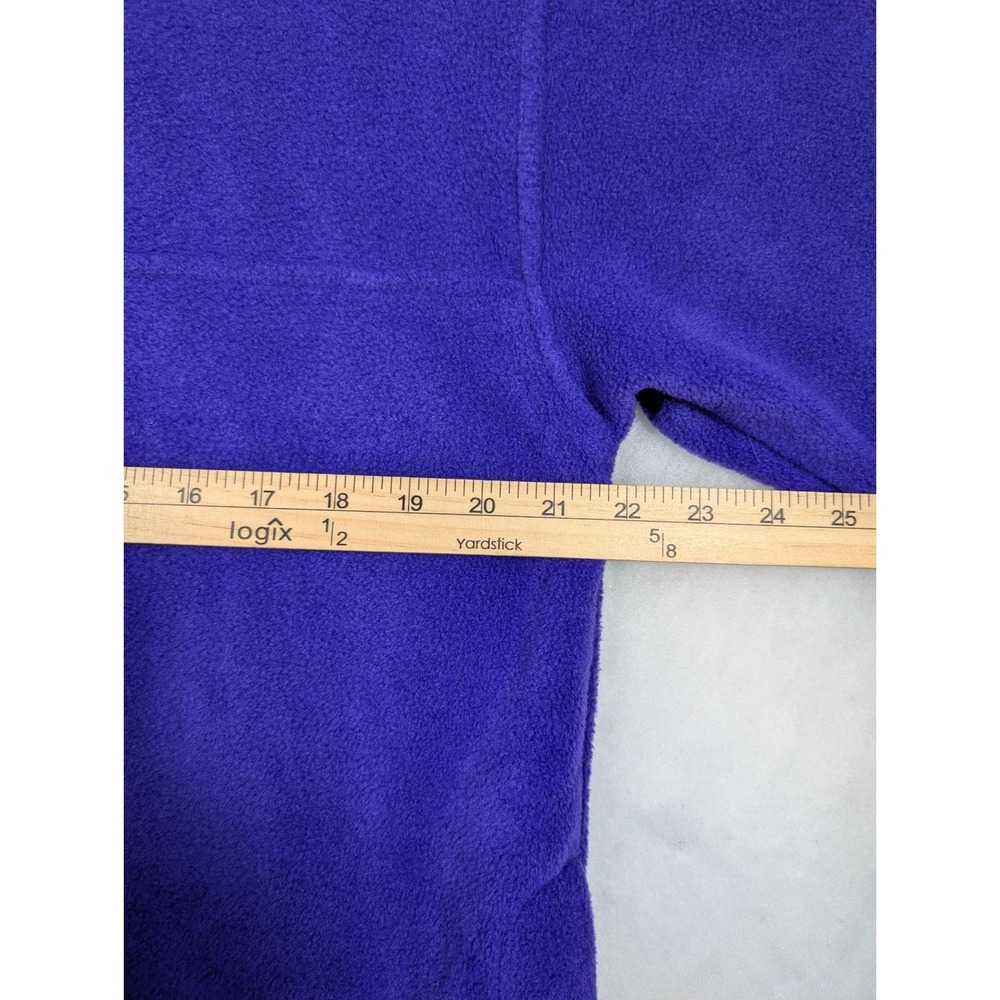 Vintage Alpine Tek Palmettos Womens Purple Fleece Quarter Zip Pullover Jacket M - Picture 9 of 10
